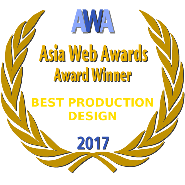 Asia Web Awards 2017 - Best Production Design